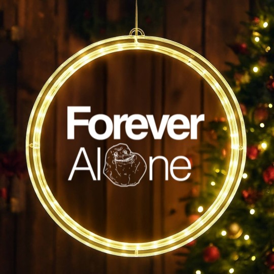 Discover Forever Alone White LED Christmas Window Lights