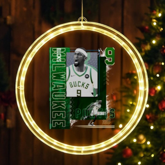 Discover Bobby Portis Basketball Paper Poster Bucks 2 - Bobby Portis - LED Christmas Window Lights