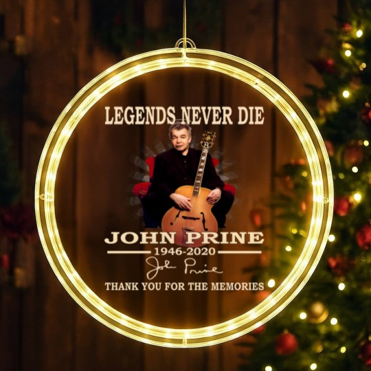 Discover Legends Never Die John Prine 1946 2020 Thank You LED Christmas Window Lights