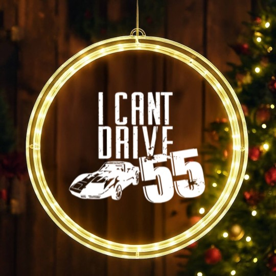 Discover I CAN'T DRIVE 55 Sammy Hagar the Red Rocker Eddie LED Christmas Window Lights