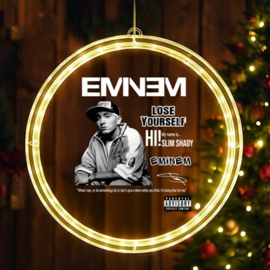 Discover EMINEM LED Christmas Window Lights Black (unisex)