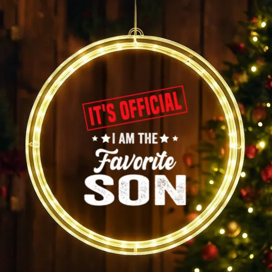 Discover Its  Im The Favorite Son LED Christmas Window Lights