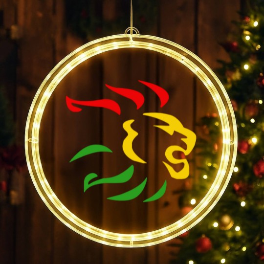 Discover Rasta Lion reggae LED Christmas Window Lights