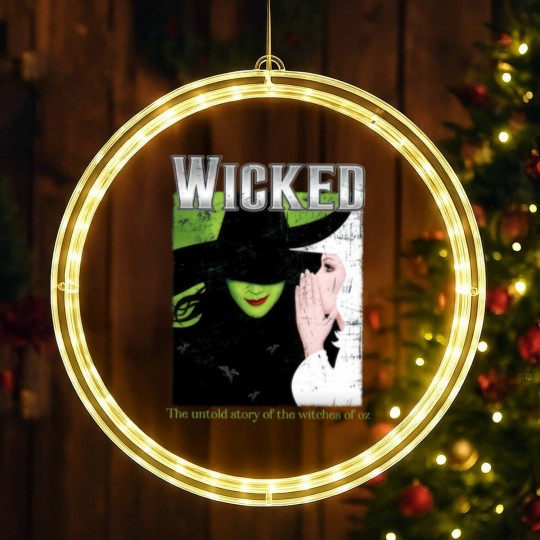 Discover Wicked Broadway A New Musical LED Christmas Window Lights, Wicked LED Christmas Window Lights
