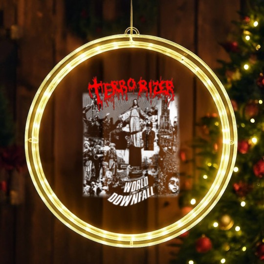 Discover Terrorizer Unisex LED Christmas Window Lights - World Downfall - Fear of Napalm - Grind LED Christmas Window Lights