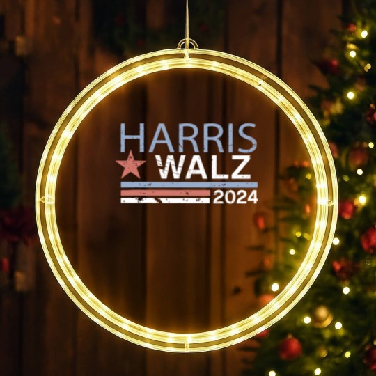 Discover Harris Walz LED Christmas Window Lights, Harris Walz 2024, Kamala Harris for President