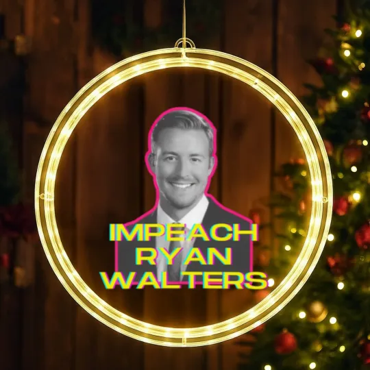 Discover Impeach Ryan Walters LED Christmas Window Lights