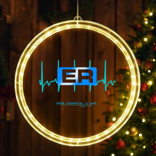 Discover Vintage Y2K ER TV Show LED Christmas Window Lights