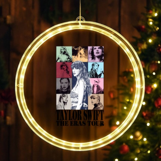 Discover Taylor Swiftian Merch LED Christmas Window Lights, Back and Front LED Christmas Window Lights