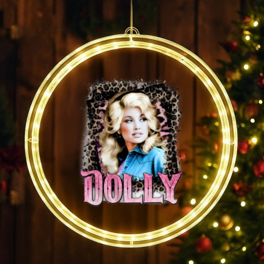 Discover Dolly Parton LED Christmas Window Lights, Vintage Dolly Parton LED Christmas Window Lights