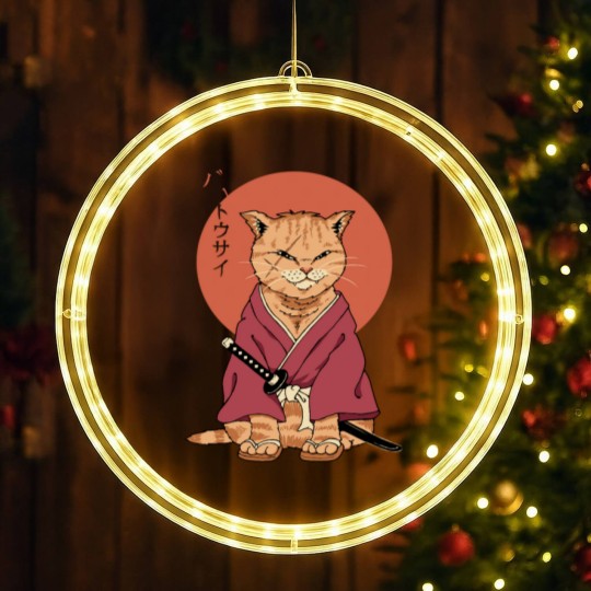 Discover Neko Battousai LED Christmas Window Lights