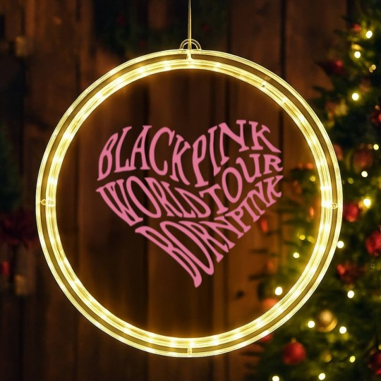 Discover Blackpink World Tour Born Pink LED Christmas Window Lights