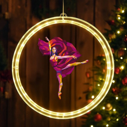 Discover Misty Copeland Ballerina LED Christmas Window Lights