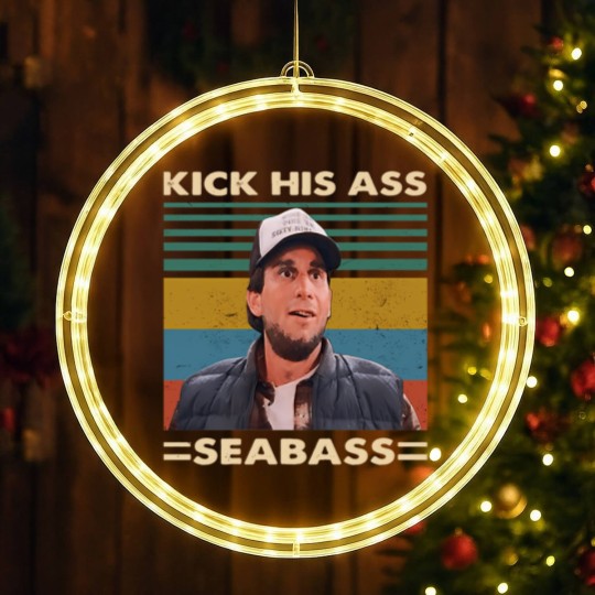 Discover Dumb And Dumber Kick His Asss Seabass Vintage LED Christmas Window Lights