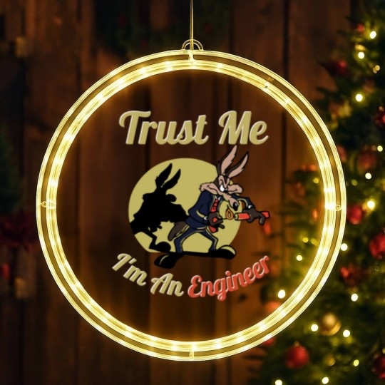 Discover TRUST ME IM AN ENGINEER LED Christmas Window Lights
