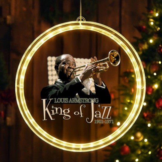 Discover Louis Armstrong, King of Jazz - Louis Armstrong - LED Christmas Window Lights