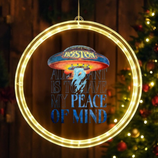 Discover Boston Unisex LED Christmas Window Lights: Peace Of Mind