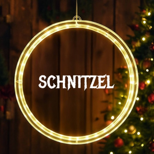 Discover Schnitzel Schnitzel Schnitzel LED Christmas Window Lights