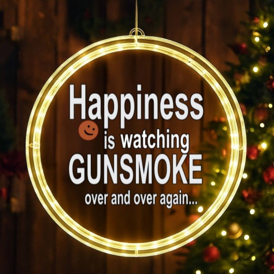 Discover Gunsmoke Dark LED Christmas Window Lights