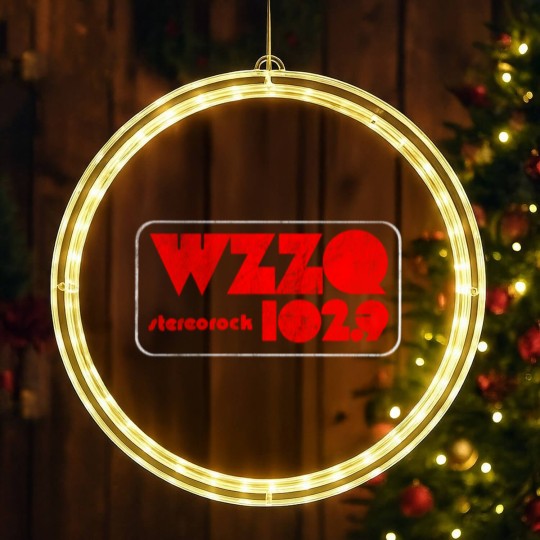 Discover WZZQ Stereorock Jackson, Mississippi / Defunct 80s Radio Station Logo - Radio Station - LED Christmas Window Lights