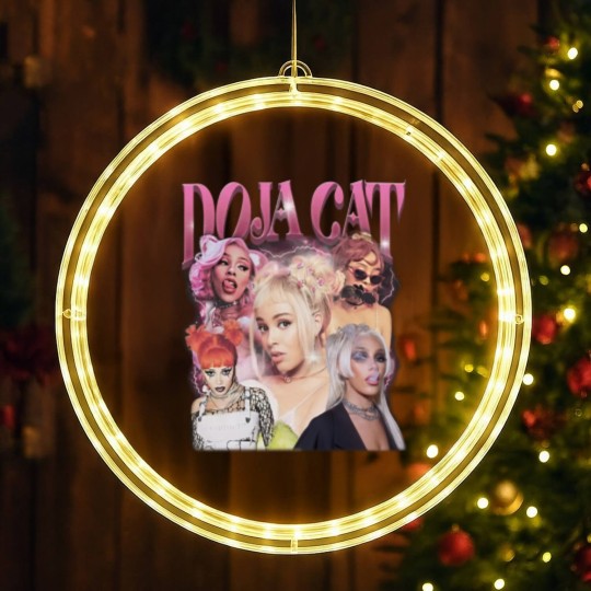Discover Doja Cat Vintage 90s LED Christmas Window Lights