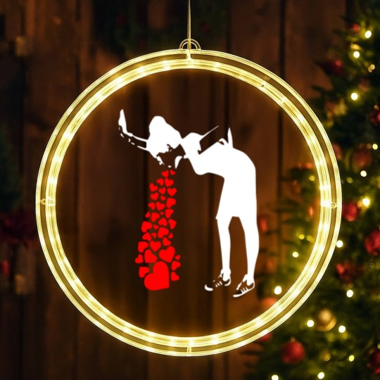 Discover Banksy LED Christmas Window Lights, Banksy LED Christmas Window Lights