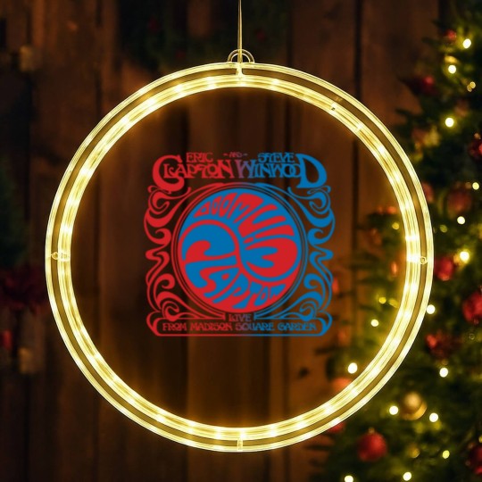 Discover Eric Clapton Steve Wiod Live from Madison Square Garden LED Christmas Window Lights