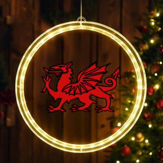 Discover Welsh Dragon Wales - Welsh Dragon - LED Christmas Window Lights