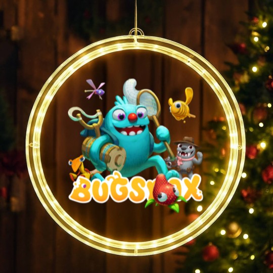 Discover Bugsnax KidsActive LED Christmas Window Lights
