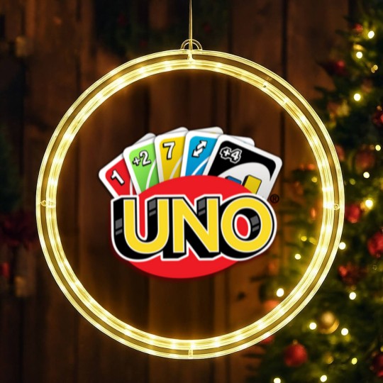 Discover UNO Game Card LED Christmas Window Lights