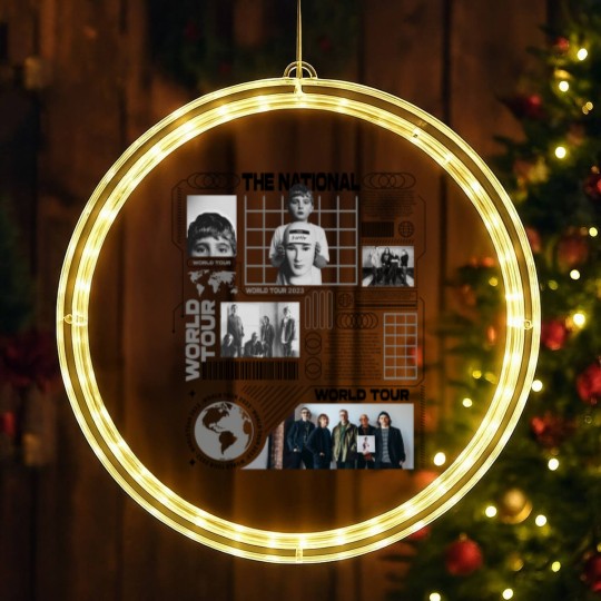 Discover The National Music LED Christmas Window Lights, World Tour 2023 LED Christmas Window Lights, The National Concert LED Christmas Window Lights