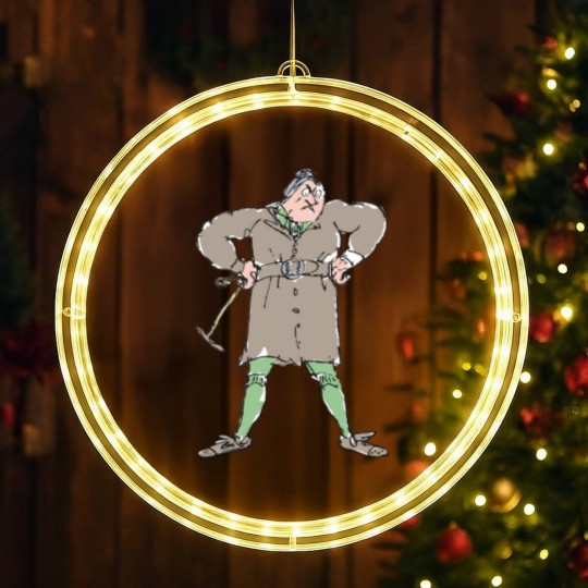 Discover Matilda - Miss Trunchbull - Roald Dahl _amp_ Quentin Blake LED Christmas Window Lights