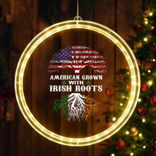 Discover American grown with Irish roots LED Christmas Window Lights