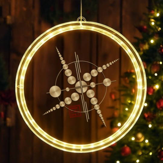 Discover Crop circle 44 LED Christmas Window Lights