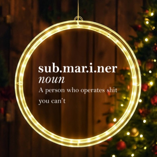 Discover Submariner Definition Pigboat Submersible Nuclear LED Christmas Window Lights
