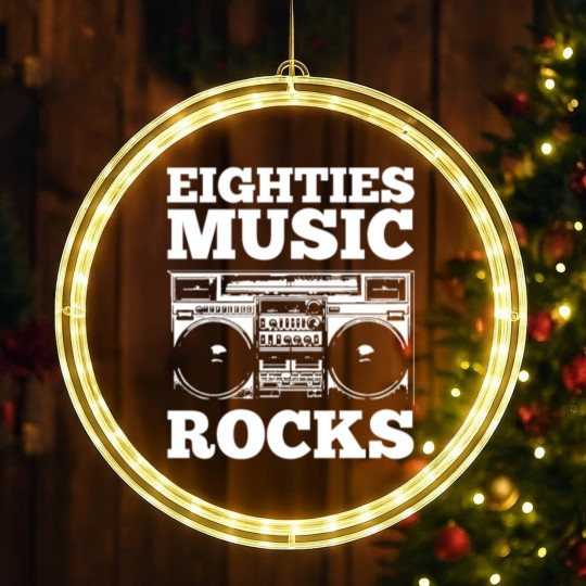 Discover Eighties 80's LED Christmas Window Lights
