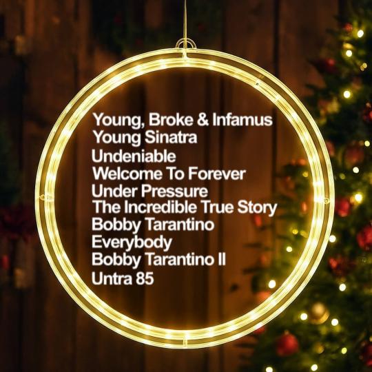 Discover Young broke and infamous young sinatra undeniable LED Christmas Window Lights