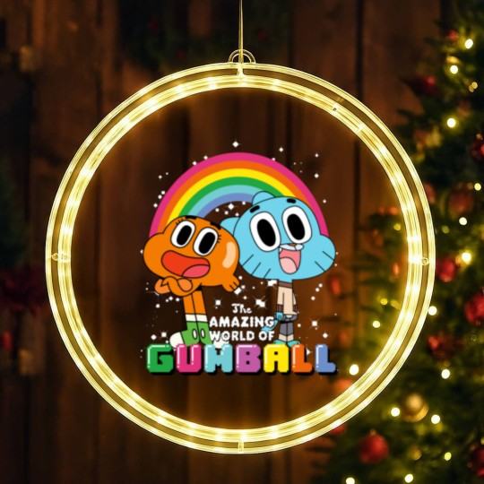 Discover CN The Amazing World Of Gumball Darwin Rainbo 0464 LED Christmas Window Lights