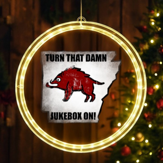 Discover Distressed Turn that Damn Jukebox On LED Christmas Window Lights