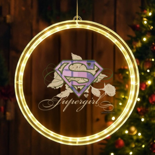 Discover Supergirl Flowers LED Christmas Window Lights