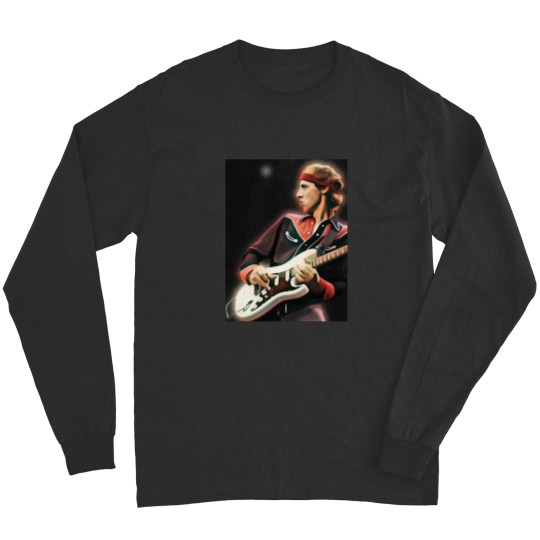 Discover Mark Knopfler Dire Straits Guitar Art Work Graphic Long Sleeves