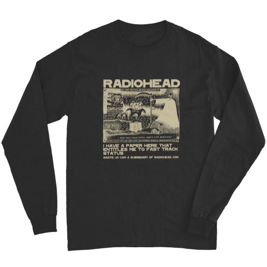 Discover Radiohead Vintage Long Sleeves