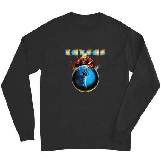Discover Kansas Rock Band Point Of Know Return Shirt, Vintage Kansas-gigapixel-standard-width-3513px Long Sleeves