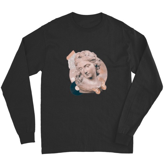 Discover you are my Venus dark academia collage Sticker Long Sleeves
