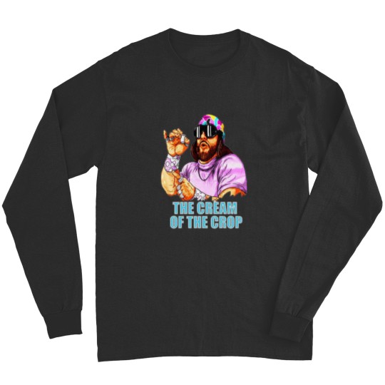 Discover MACHO MAN SAVAGE CREAM OF THE CROP FULL COLOR Star wa r Coffee May The Froth be with You Long Sleeves