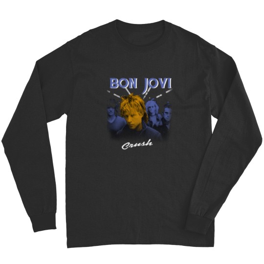 Discover Crush wanted dead or alive bon  jovi gift for fans and lovers Long Sleeves
