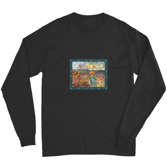 Discover Sunset at the Kaas plateau Long Sleeves