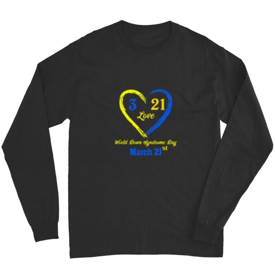 Discover World Down Day T-Shirt Awareness March 21 Long Sleeves