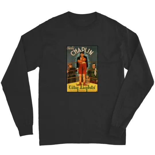 Discover Charlie Chaplin City Lights Movie Long Sleeves
