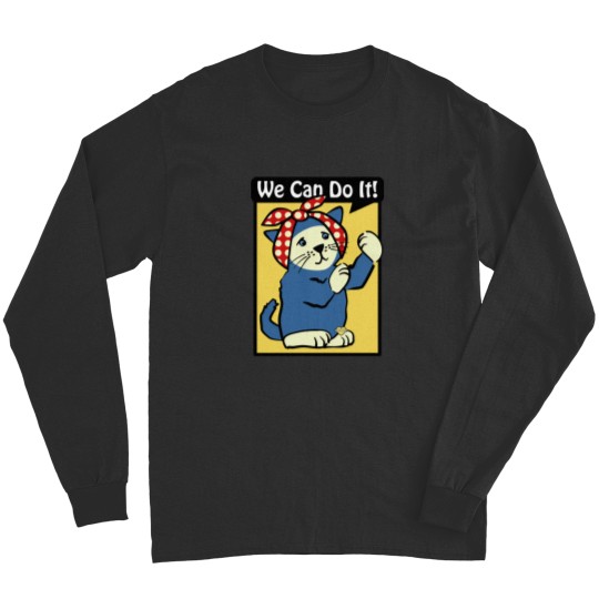 Discover Rosie Riveter Cat Long Sleeves
